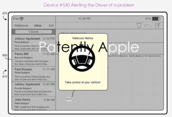 苹果自动驾驶汽车新专利：车载警报系统无缝连接设备