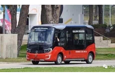 福州飞凤山奥体公园可乘无人驾驶巴士！