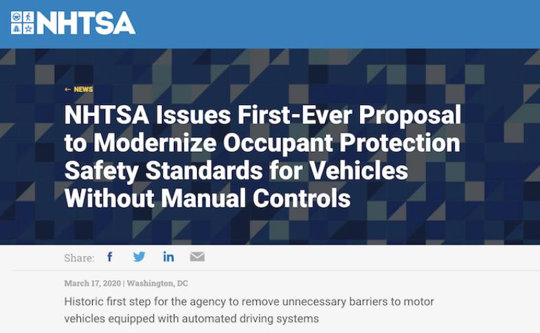 美国拟放宽低速无人车监管 促进自动驾驶货运车辆落地