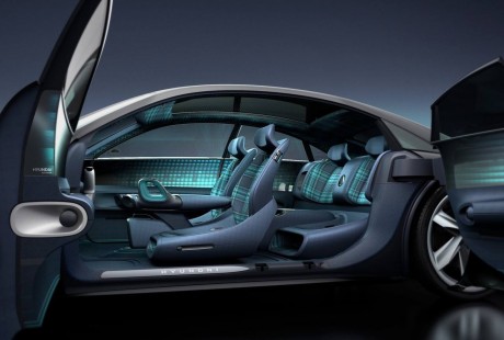 现代Prophecy概念车官图发布，自动驾驶技术加持，对开门设计