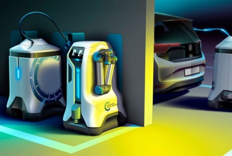 低速无人驾驶技术新应用-十余款移动充电机器人大赏