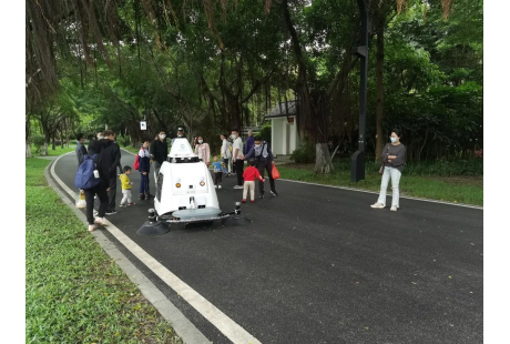 【TOP50案例】赛特智能-广州海珠公园无人清扫车智慧服务项目