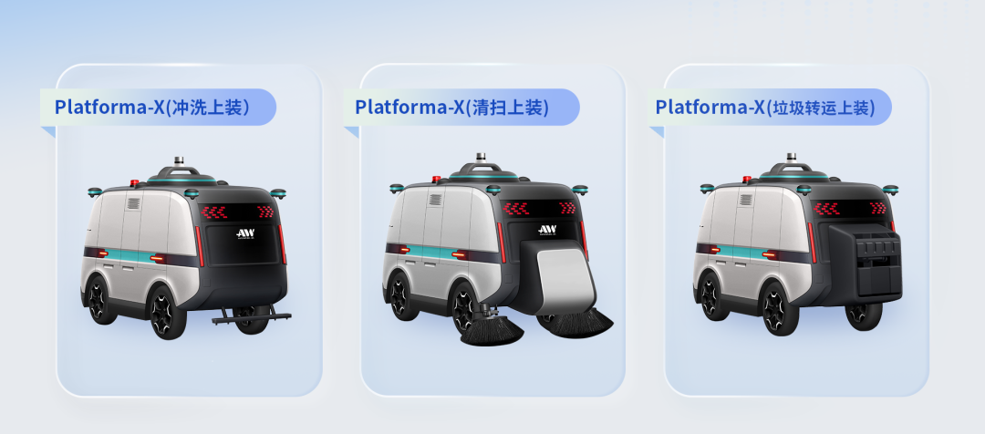 仙途智能-Platforma-X可搭载多种上装，实现一车多用